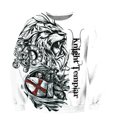 Premium Lion Knight Templar All Over Printed Shirts For Men And Women MEI