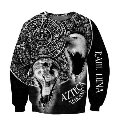 Aztec Mexican Customize 3D All Over Printed Hoodie