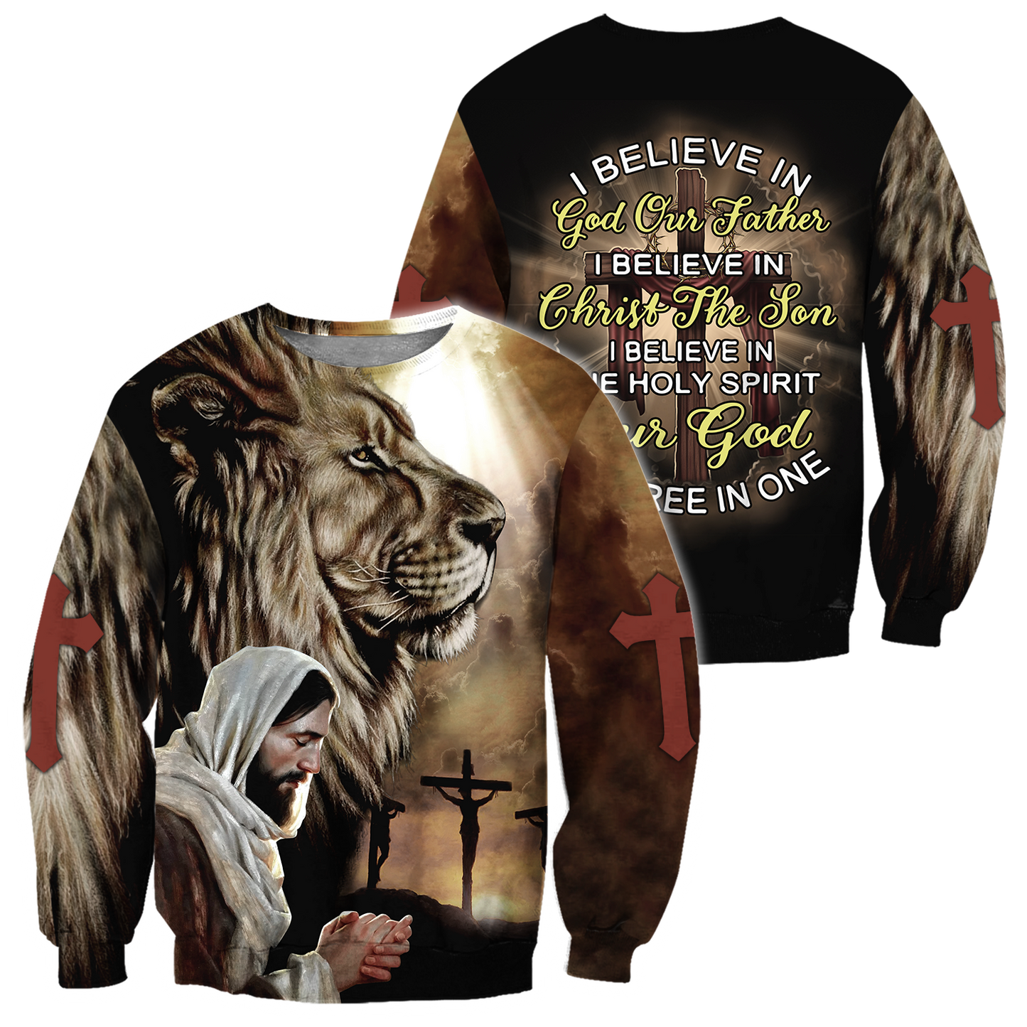 Lion Jesus 3D All Over Printed Shirts