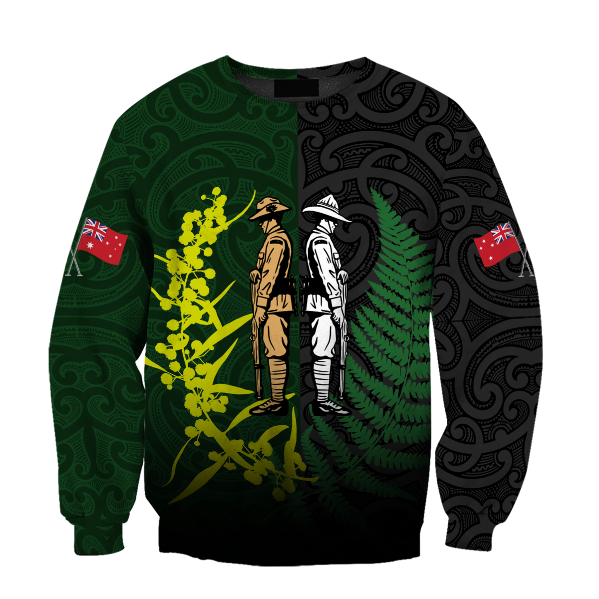The ode remembrance Kiwi and Australia Soldier 3D print shirts
