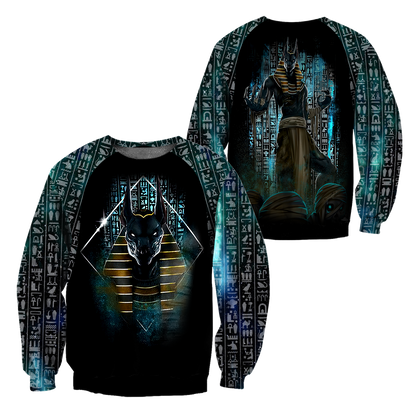 The God Of Egypt - Anubis 3D All Over Printed Unisex Shirts