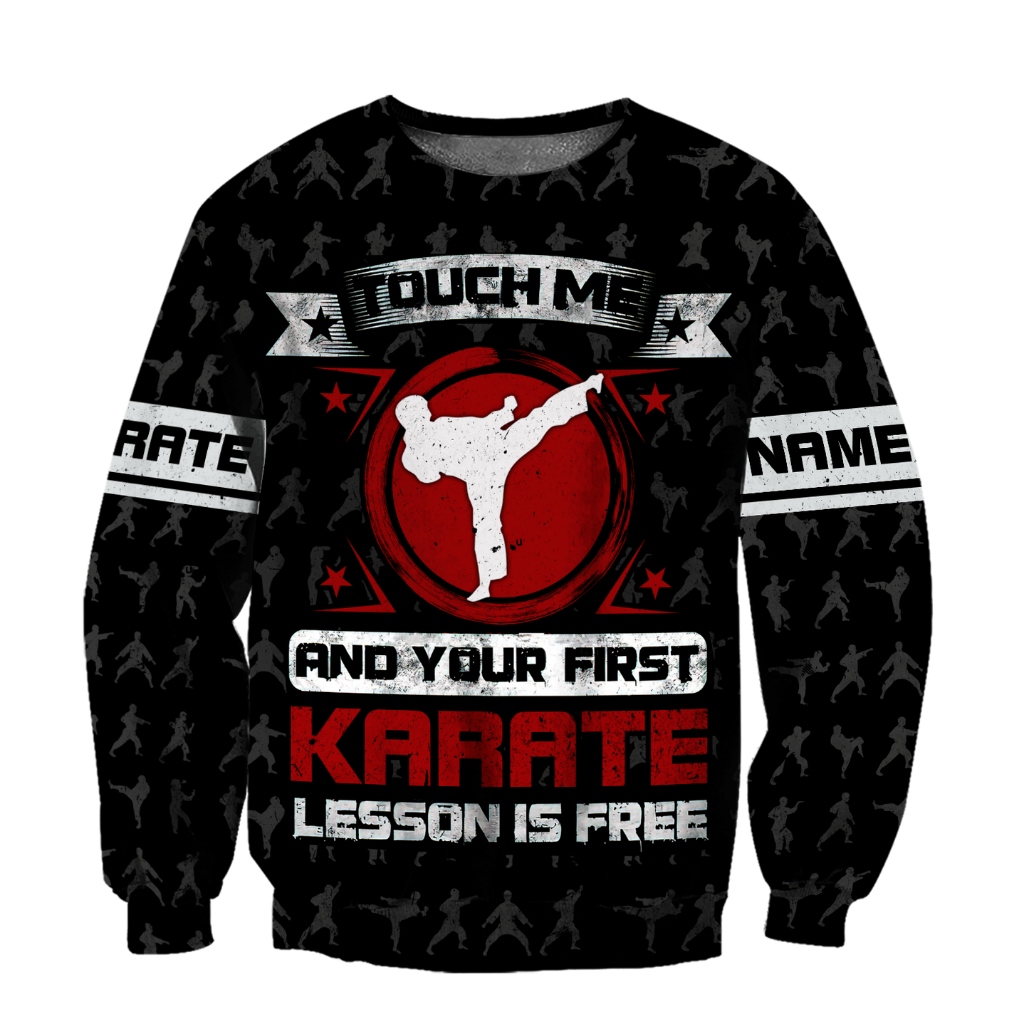 Customize Name Don't Touch Me Karate Hoodie For Men And Women TNA13032101
