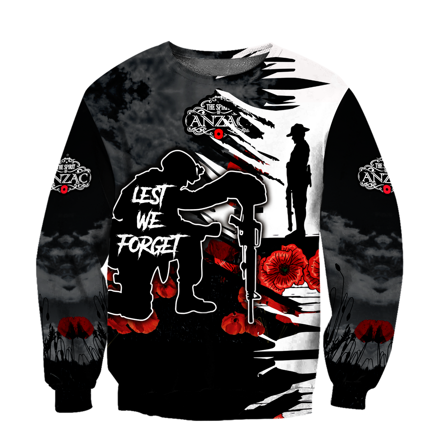 Premium Unisex Hoodie Anzac Day Lest We Forget  ML