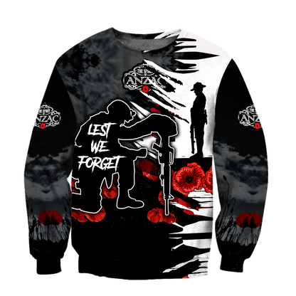 Premium Unisex Hoodie Anzac Day Lest We Forget  ML