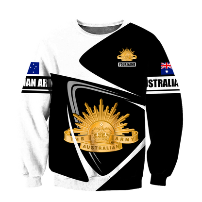Premium Personalized Australian Army Printed Unisex Shirts TN
