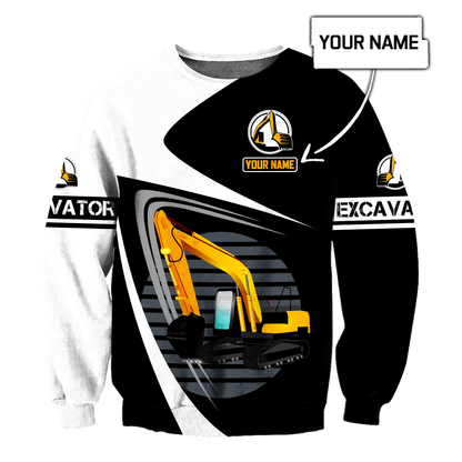 Custom Name XT Excavator 3D Printed shirts