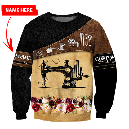 Personalized Name Sewing machine 3D All Over Printed Shirts
