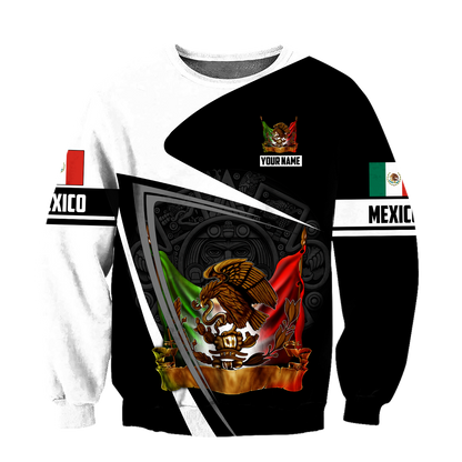 Personalized Name Mexico 3D All Over Printed Unisex Shirts