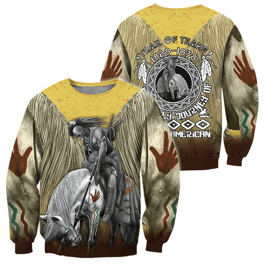 The Deadly Journey Of Native American 3D All Over Printed Unisex Shirt