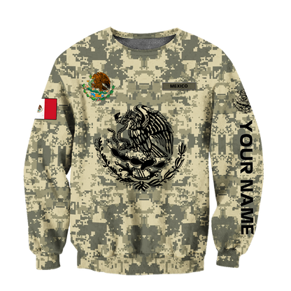 Personalized Mexican Army 3D All Over Printed Shirts