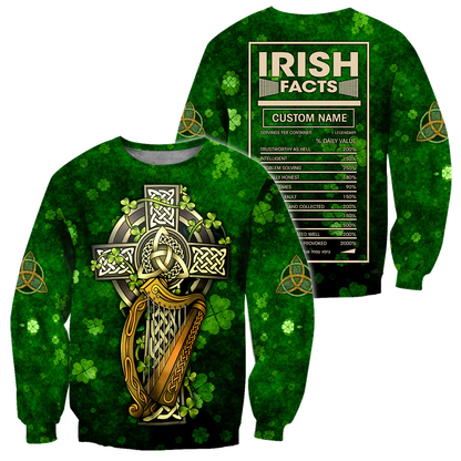 Irish Facts 3D All Over Printed Unisex Shirts PD03022101