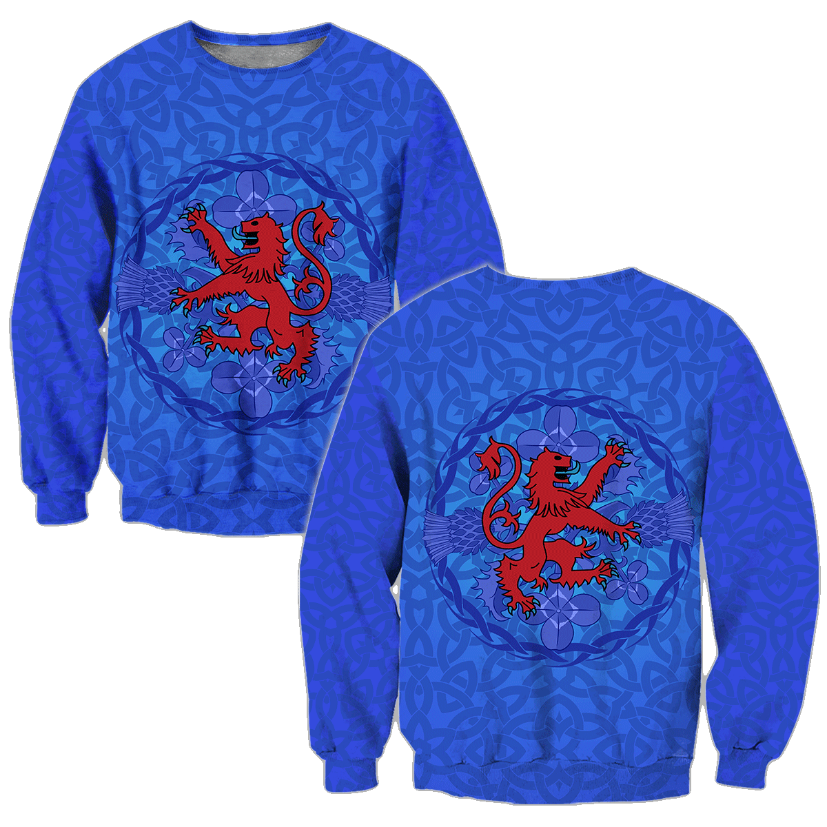 Premium Scotlish Lion 3D All Over Printed Unisex Shirts