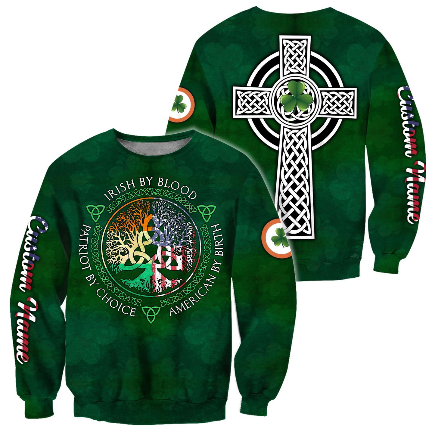 Personalized Irish Saint Patrick's Day 3D All Over Printed Shirts For Men And Women TN