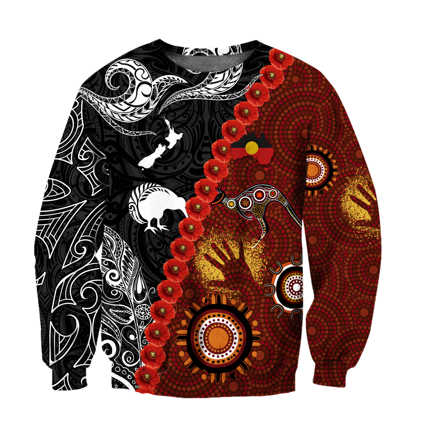 New Zealand Maori And Australia Aboriginal We Are Family 3D Printed Unisex Shirts TN