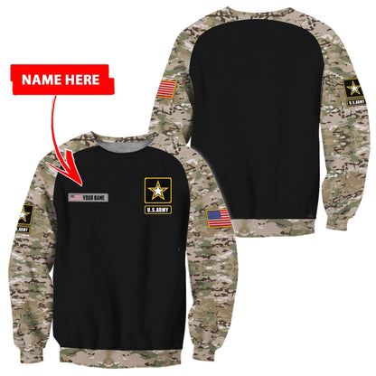 Personalized Name - The United States Army 3D All Over Printed Shirts Pi13042101