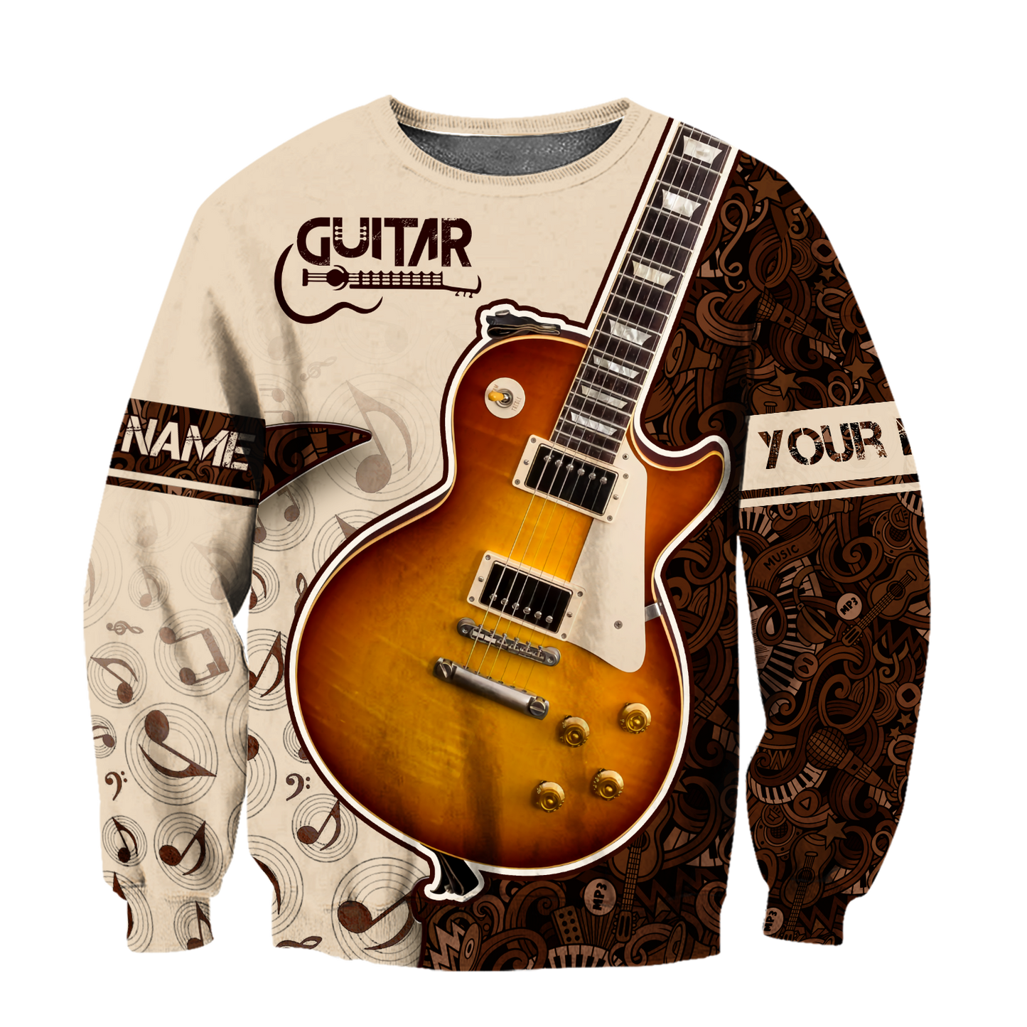 Personalized Premium Guitar 3D All Over Printed Unisex Shirts TN