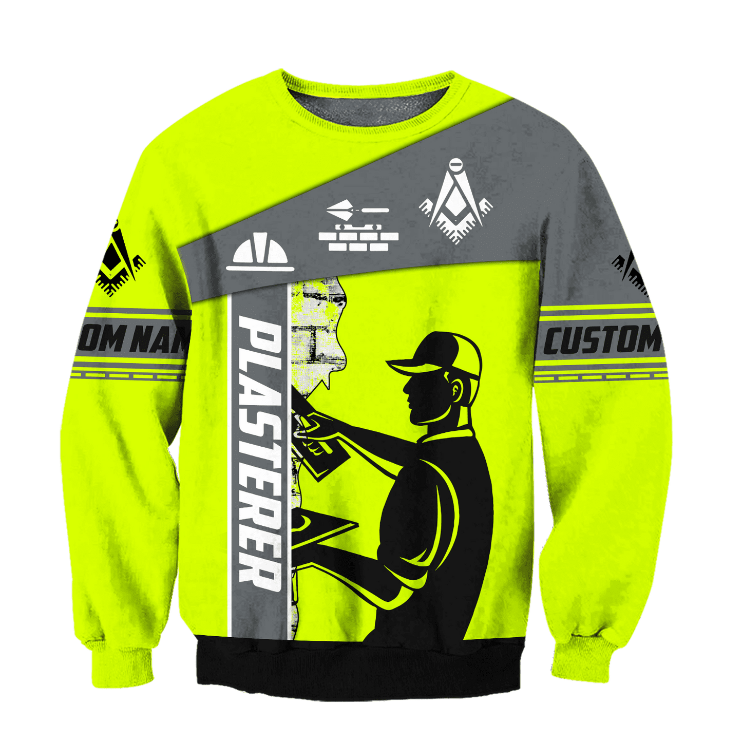 Personalized Name XT Plasterer 3D Printed Clothes HHT27032102