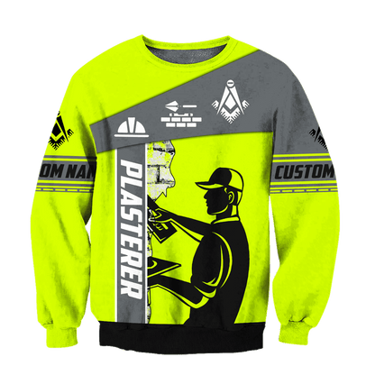 Personalized Name XT Plasterer 3D Printed Clothes HHT27032102