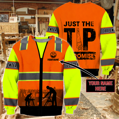 Personalized Carpenter 3D All Over Printed Unisex Shirts For Men And Women