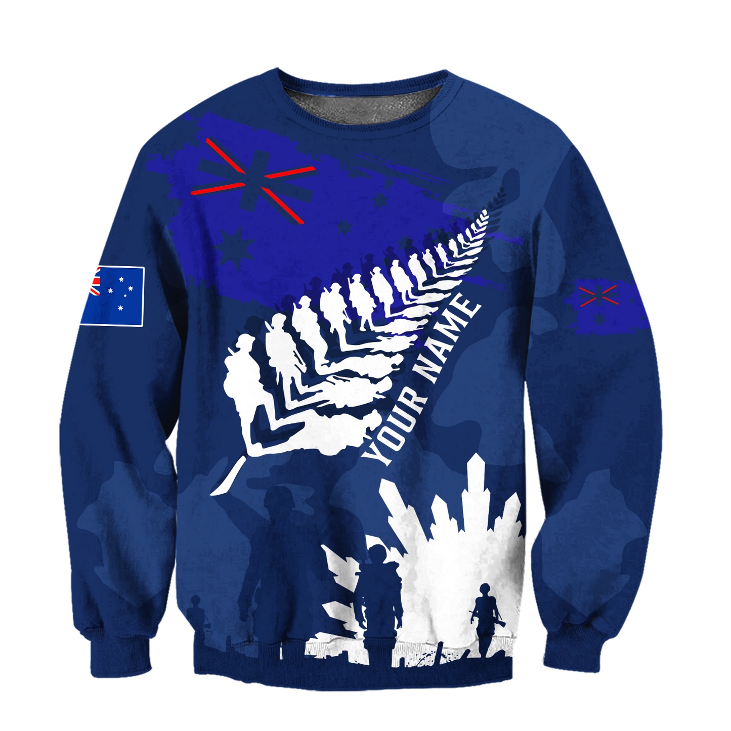 Personalized Name Anzac Day 3D All Over Printed Unisex Shirts