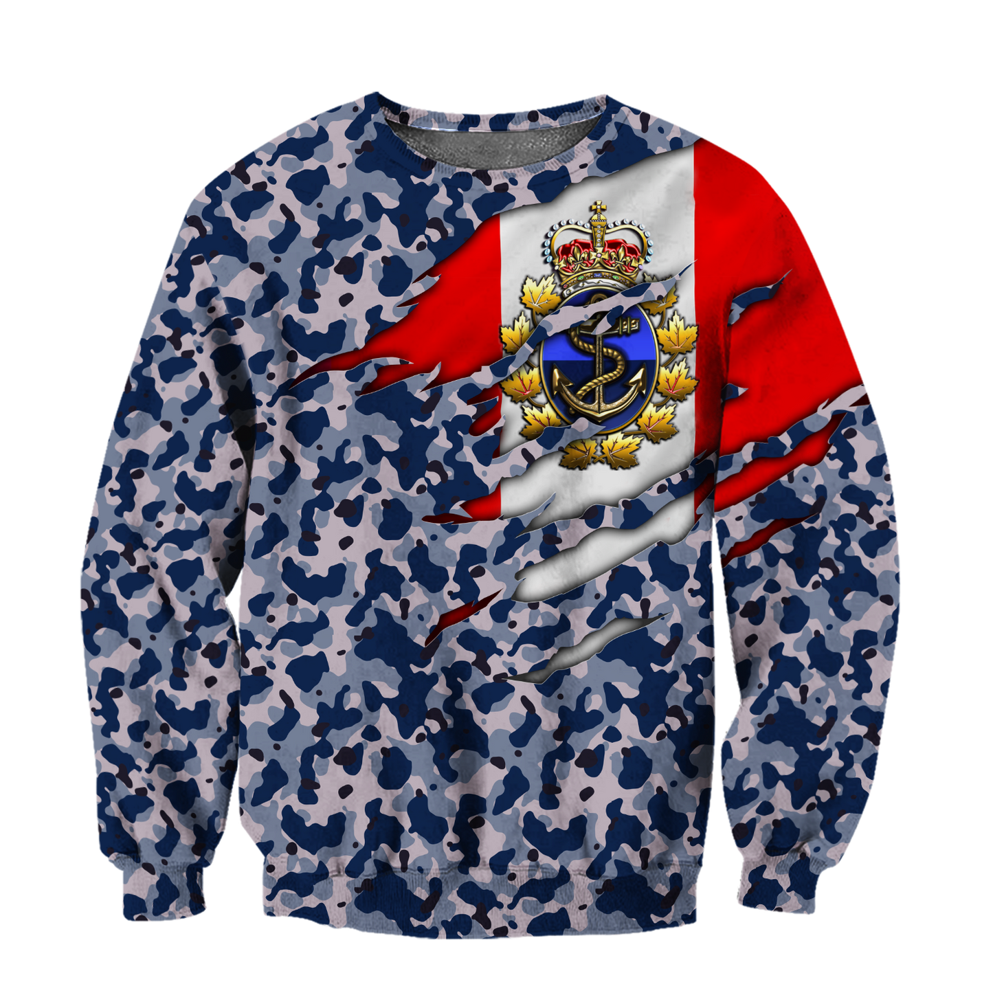 Canadian Navy Veteran 3D All Over Printed Shirts PD10032103