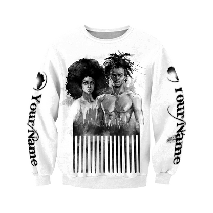 African American Persionalized Your Name 3D All Over Printed Shirts JJ20052103 KT