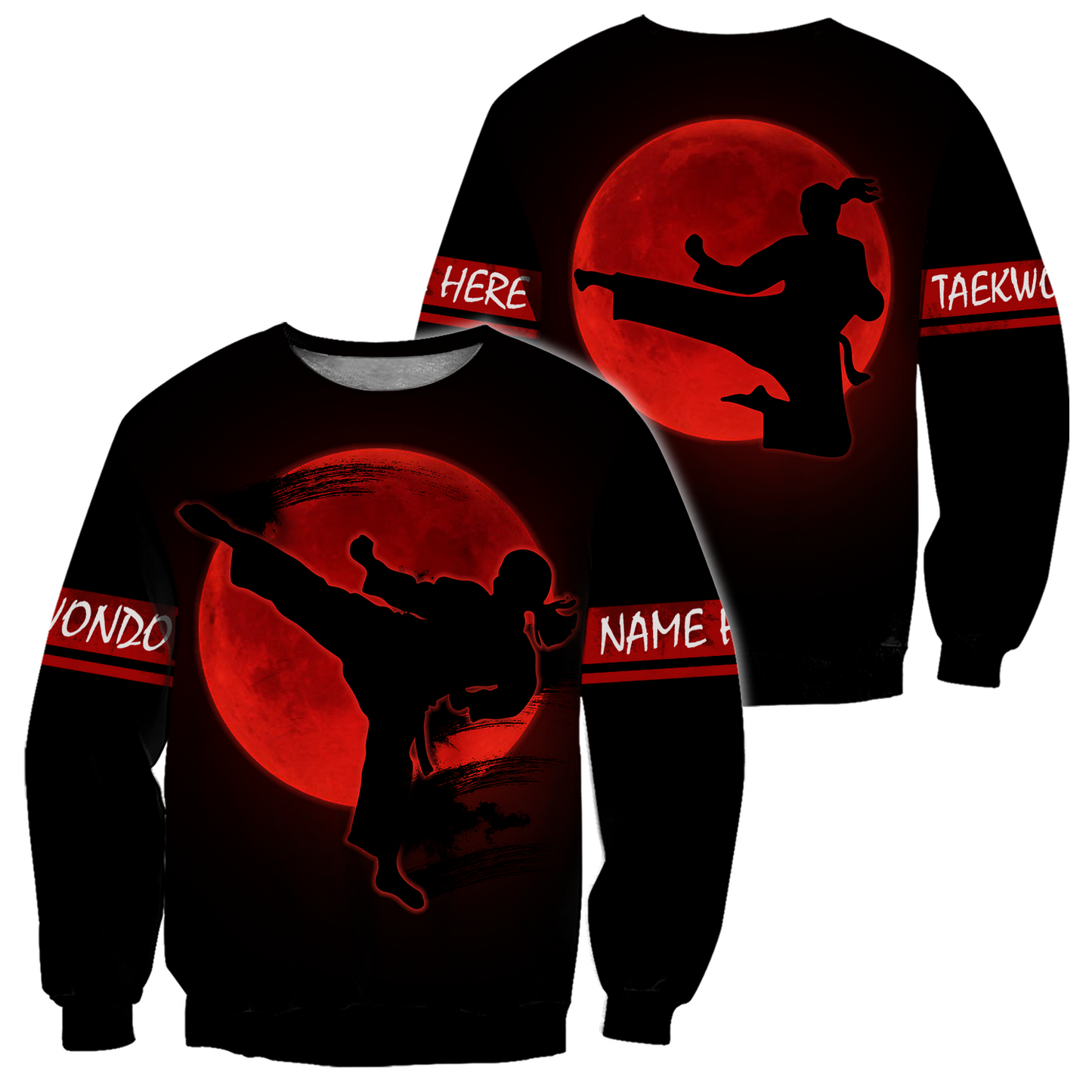 Customize Name Taekwondo Hoodie For Men And Women TNA26032103