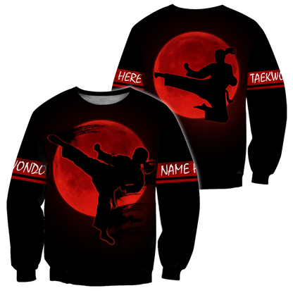 Customize Name Taekwondo Hoodie For Men And Women TNA26032103