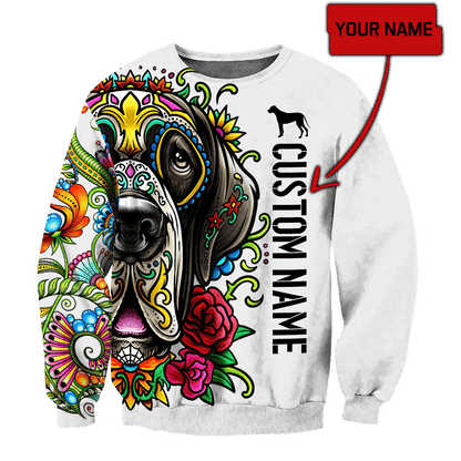 Customize Name Dog 3D All Over Printed Unisex Shirts