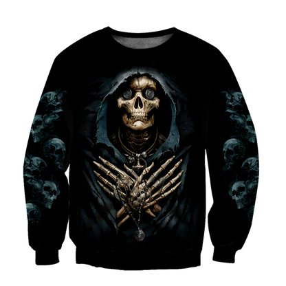 Skull And Coin In Eyes Hoodie For Men And Women MH27022102