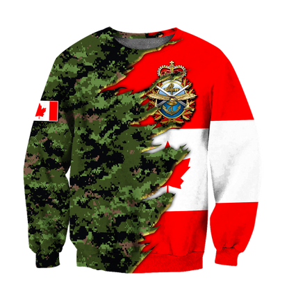 Canadian Armed Forces Veteran 3D All Over Printed Shirts MH13032103