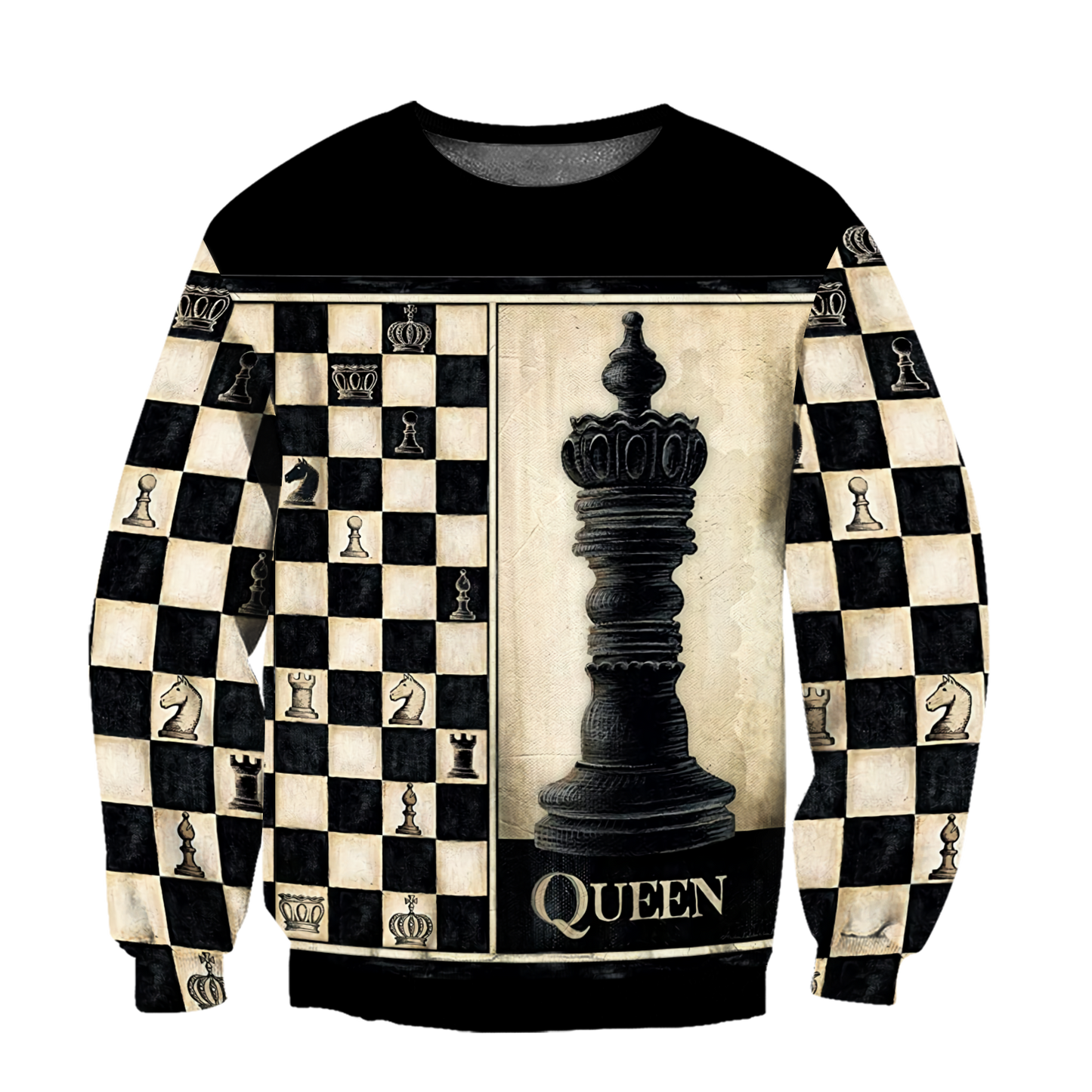 3D All Over Printed Chess Lovers- Queen Chess Unisex Shirts  PD18022103 XT