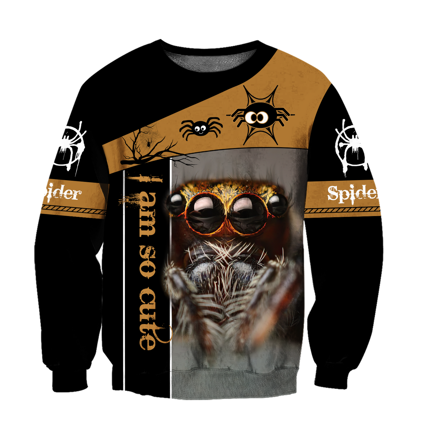 Spider Tarantula Cute 3D All Over Printed Premium Unisex Hoodie ML