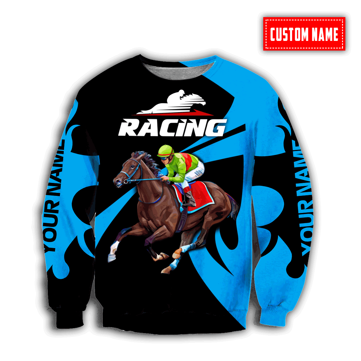 Personalized Horse Racing 3D All Over Printed Unisex Shirts