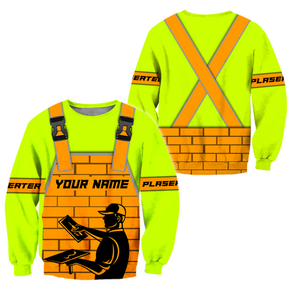 3D All Over Printed Plasterer Unisex Shirts Personalized Name XT SN10032102