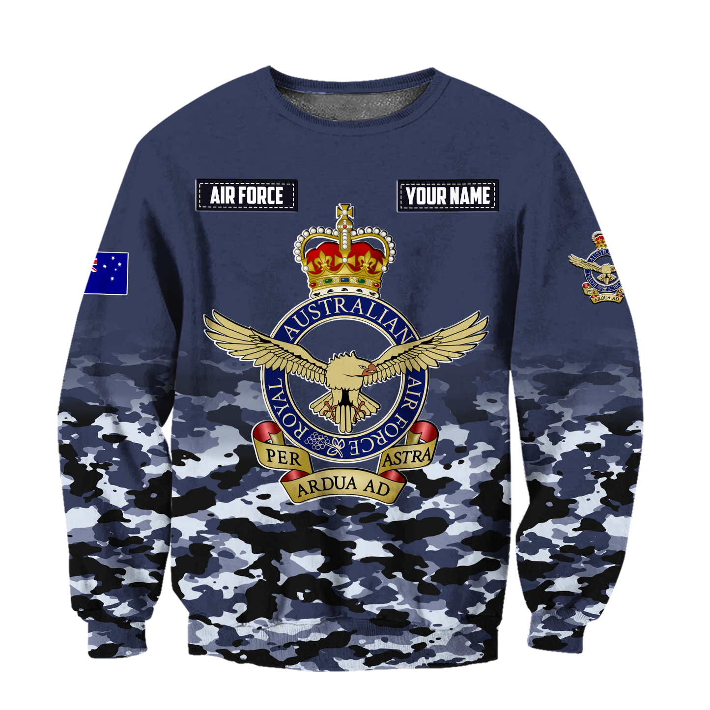 Premium Personalized Royal Australian Air Force 3D All Over Printed Unisex Shirts TN