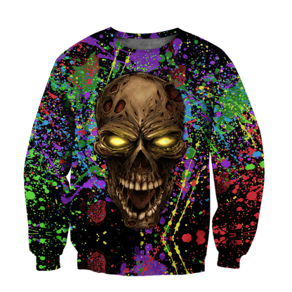Colorful Skull Hoodie For Men And Women MH25012103