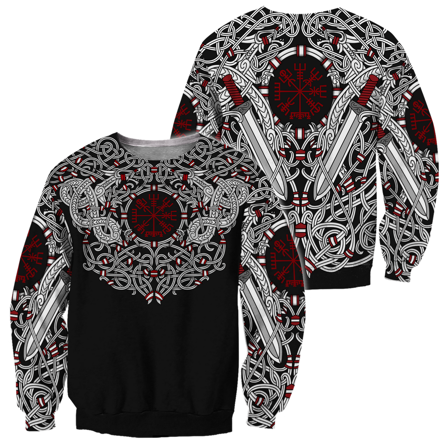 Premium 3D Printed Celtic Tatoo Shirts MEI