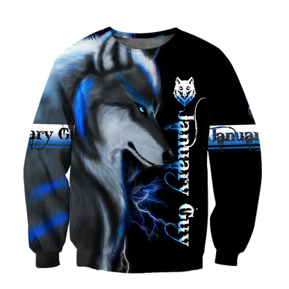 January Guy Wolf 3D Printed Unisex Shirts TN