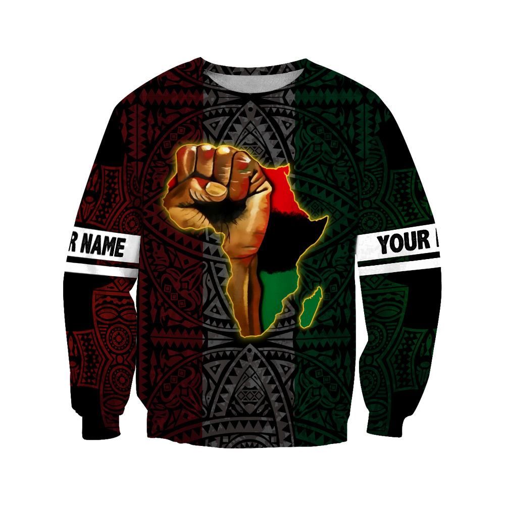 African American Persionalized Your Name 3D All Over Printed Shirts JJ27052101 KT