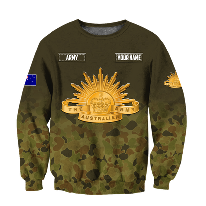 Personalized The Australian Army 3D Printed Unisex Shirts TN