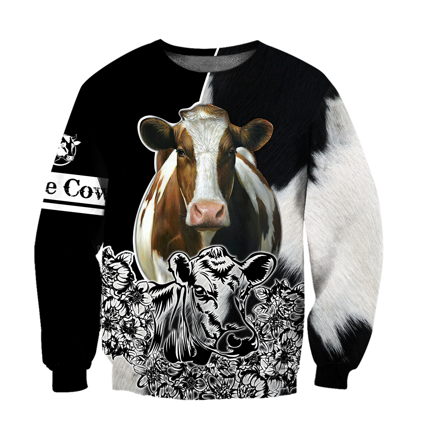 Cow 3d hoodie shirt for men and women DD11172004