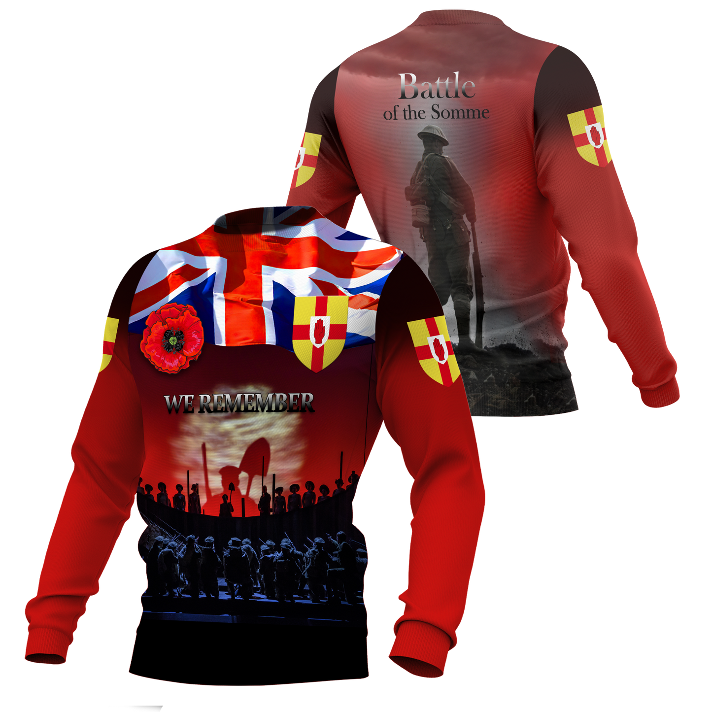 Remembrance Day Lest We Forget 3D All Over Printed Unisex Shirts