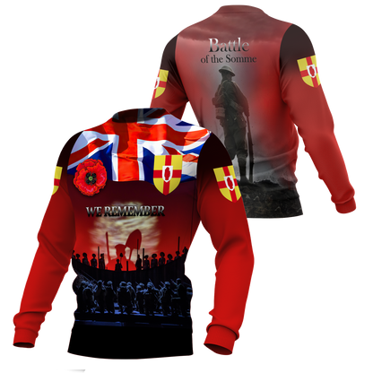 Remembrance Day Lest We Forget 3D All Over Printed Unisex Shirts