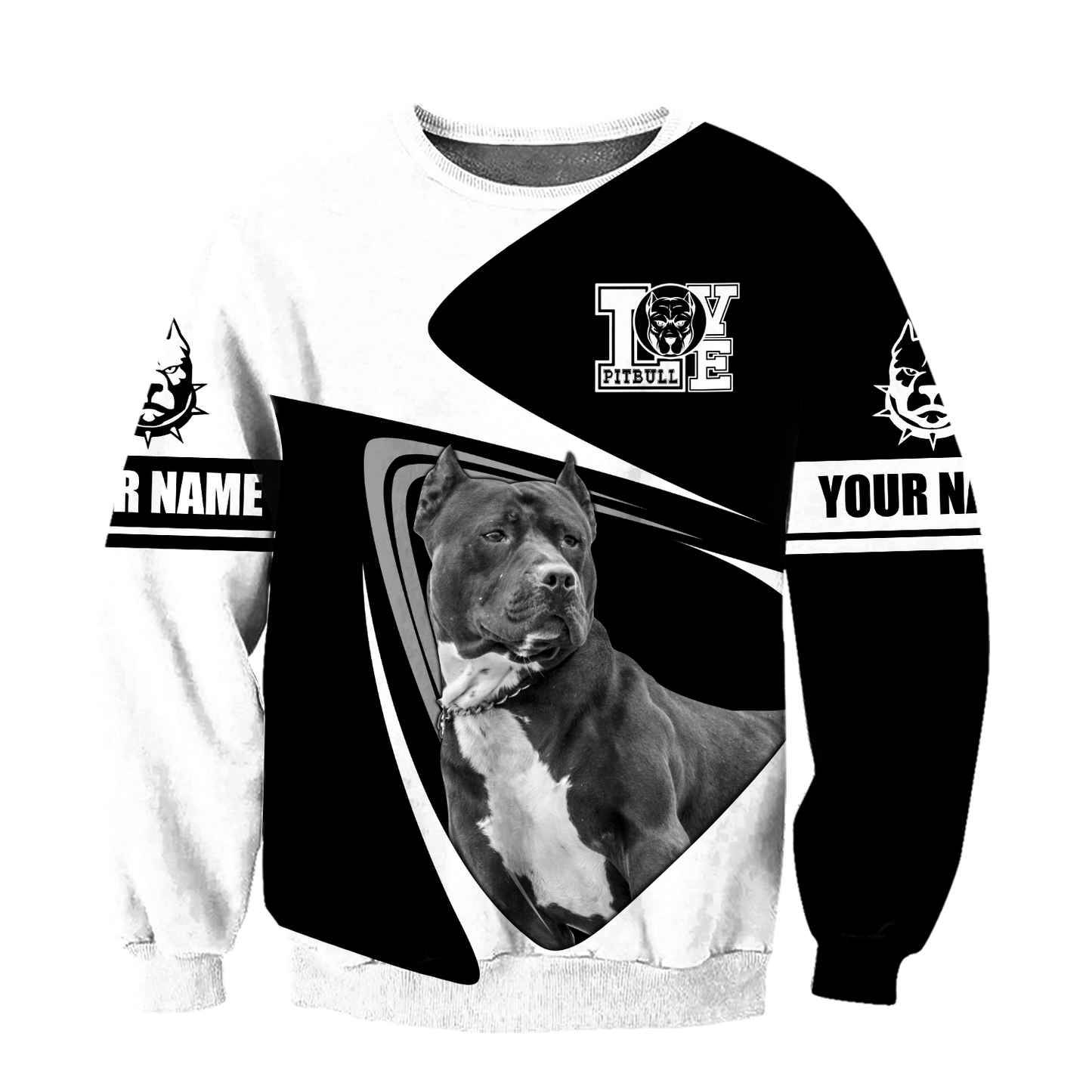Pitbull Dog 3D All Over Printed Unisex PL