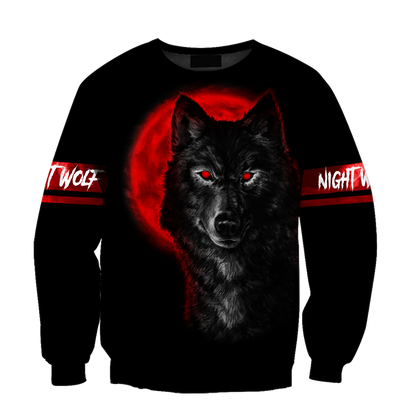 Wolf 3D All Over Printed Unisex Shirts No 14