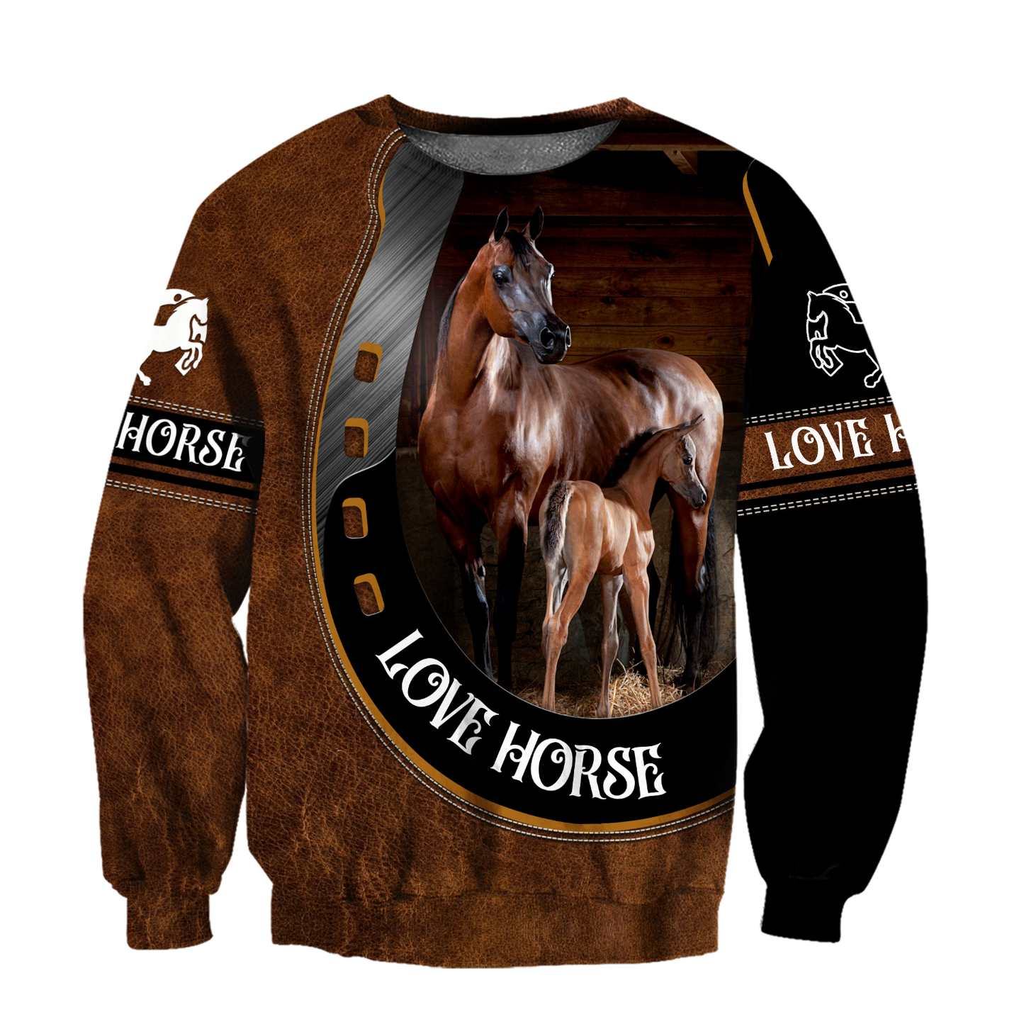 Love Horse 3D All Over Printed Shirts For Men And Women TN