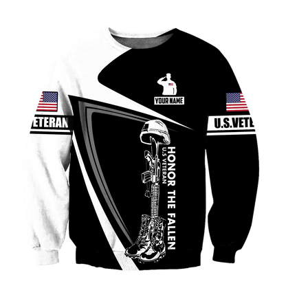 Custom name US Veteran 3D printed shirts Proud Military