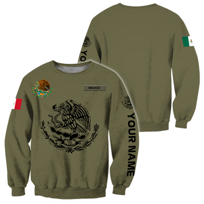 Mexican Customize 3D All Over Printed Shirts For Men And Women PD04012103