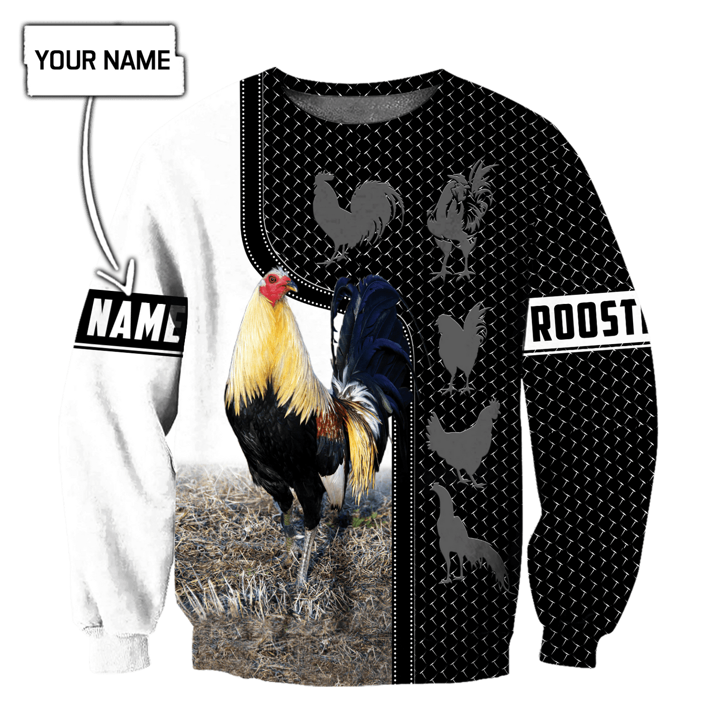 Personalized Rooster 3D Printed Unisex Shirts DD01062104